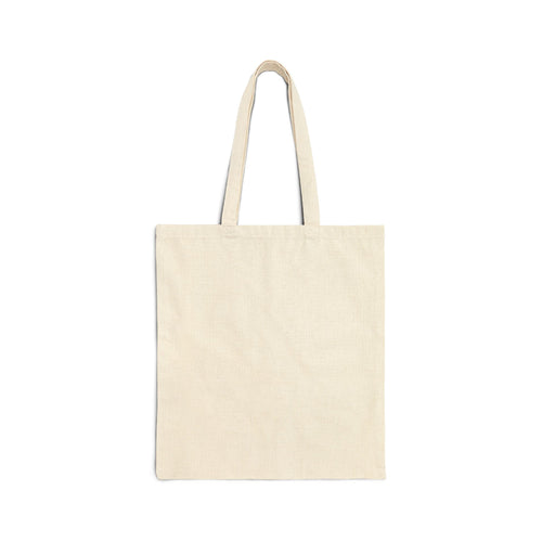 Canvas Tote Bag — "God Said Let There Be Light" Sun Illustration Tote